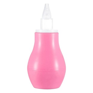 Pump type newborn baby nasal aspirator cold nose nasal excrement cleaner silicone baby nasal obstruction nose device