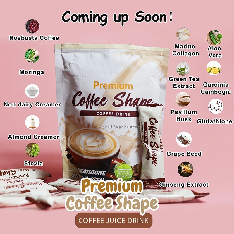 Exclusive for cross-border sales: Coffee Shape Collagen Glutathione Instant Coffee with Stevia Flavor in Stick Packs Exclusive for cross-border sales: Coffee Shape Collagen Glutathione Instant Coffee with Stevia Flavor in Stick Packs