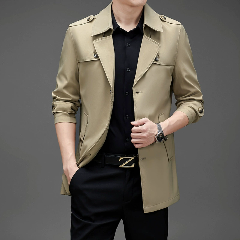 Autumn jacket, trench coat for leisure, Korean style