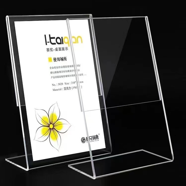 32g Weight Standee Stationery Type 1 Piece Quantity School Occasion Business L Shape PS Artificial Decorations