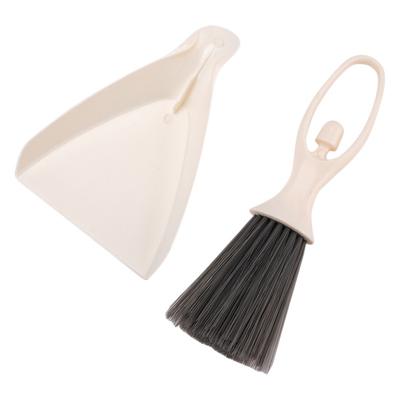 Tax-Included Stylish Desktop Cleaning Brush and Dustpan Set for Home Use, Plastic Broom and Dustpan for Car, Hair Removal