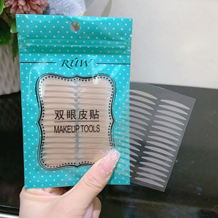 Matte Double Eyelid Sticker Invisible Natural Lace Traceless Super-sticky Single-sided Double-sided Eye Swelling Eye Bubble Special for Women