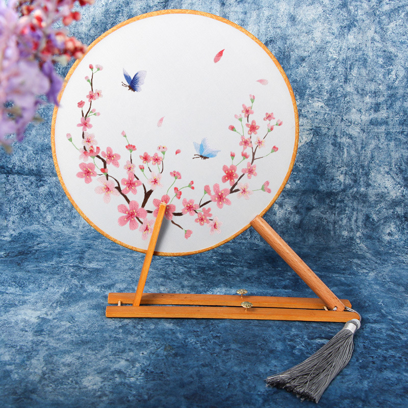 Bordado DIY auto bordado a mano principiante material de ventilador de banda banda banda de bordado cinta de bordado bolso de bordado su