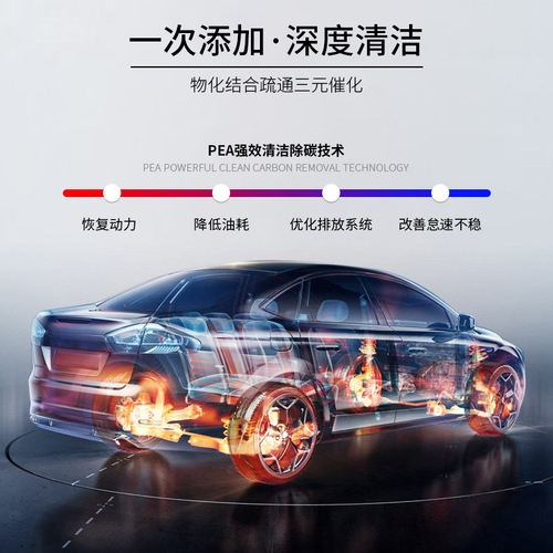 Automobile fuel system additives three-way catalytic converter cleaning agent to remove carbon deposits and disassemble the oil circuit cleaner fuel treasure