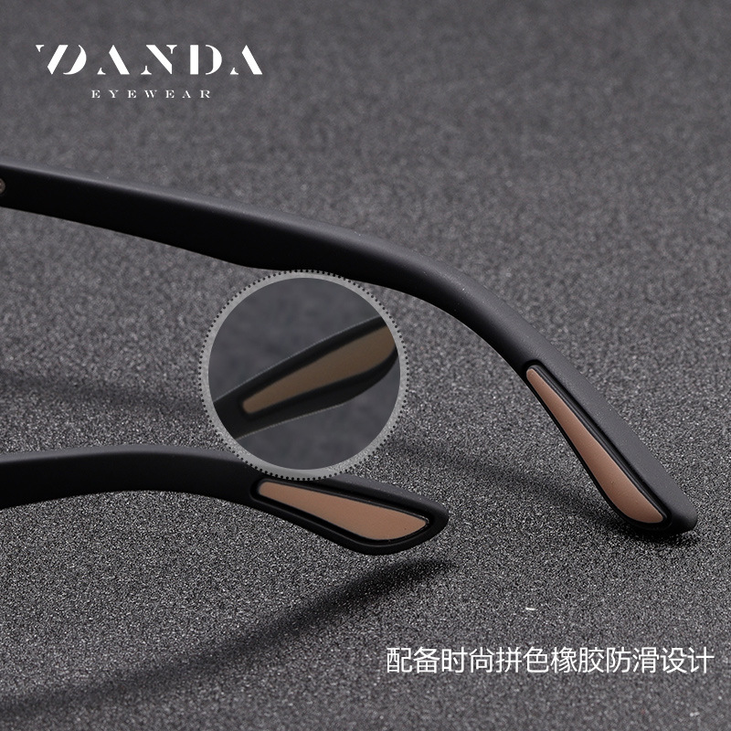 Gafas de sol clásicas de doble viga S15111 Gafas de sol polarizadas para exteriores para hombres Gafas de sol antideslizantes de goma