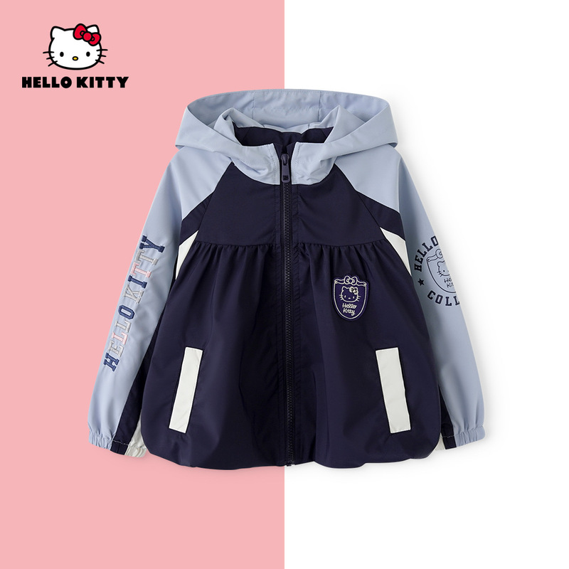 HelloKitty秋季新款女童装儿童洋气时尚连帽外套AC5323BG421|undefined