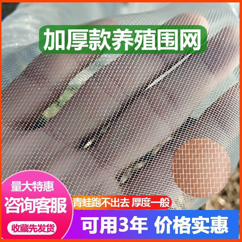 青蛙围网养殖防逃网池塘围栏尼龙鱼塘食台网布牛蛙防虫网包邮