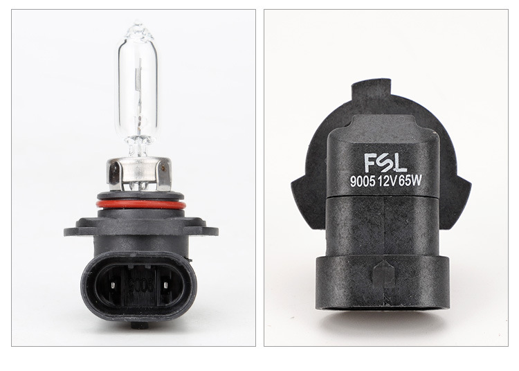 Foshan Lighting 9005 Car Bulb Hb3 65W 100W High Beam Headlight Far and Near Integrated 12V Halogen Bulb