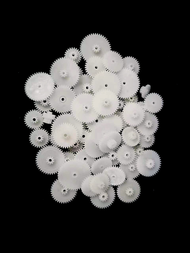 玩具齿轮配件大全38/40/42/44/46/48/50/56双联减速双层齿轮0.5模