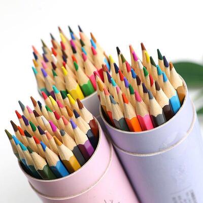 Color lead wholesale student colour Strokes paint brush suit 24 colour 36 children Oily colour pencil Fine Arts Supplies