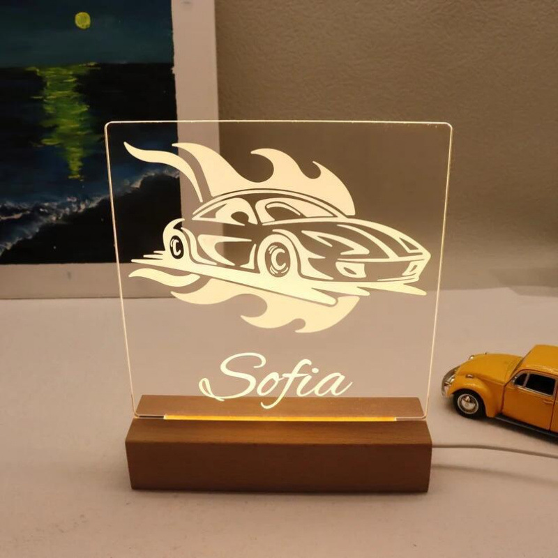 越境電子商取引 POD 新しいユニークな 3D ナイトライト Etsy クリスマスギフト子供のための創造的な漫画のホリデーギフト|undefined