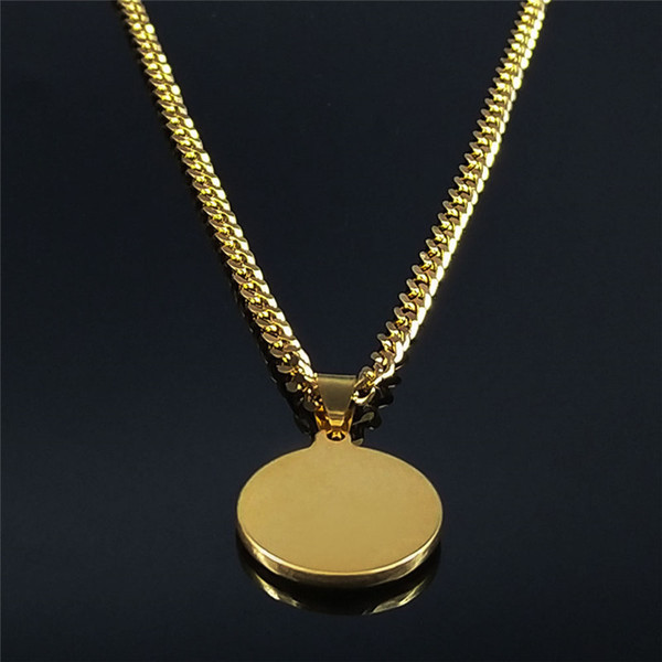 retro women's necklace stainless steel