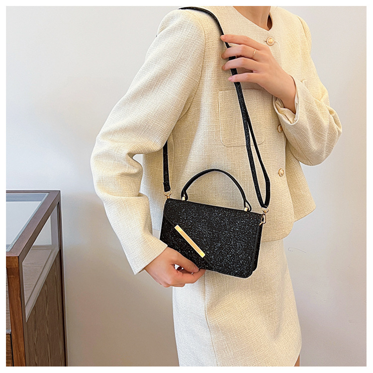 Red Glitter Crossbody Bag