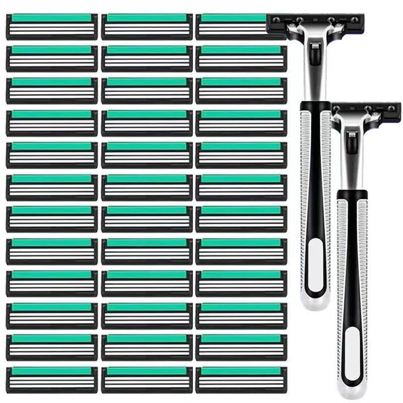 Geely three-layer razor manual shaving razor razor male manual shaving blade shaving artifact