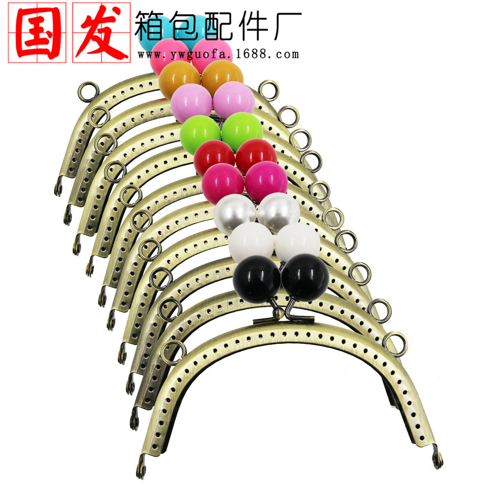 Grandes orejas 12.5CM curva cabeza de caramelo lisa oro borde plano 20MM bronce color de caramelo 24 colores opcionales