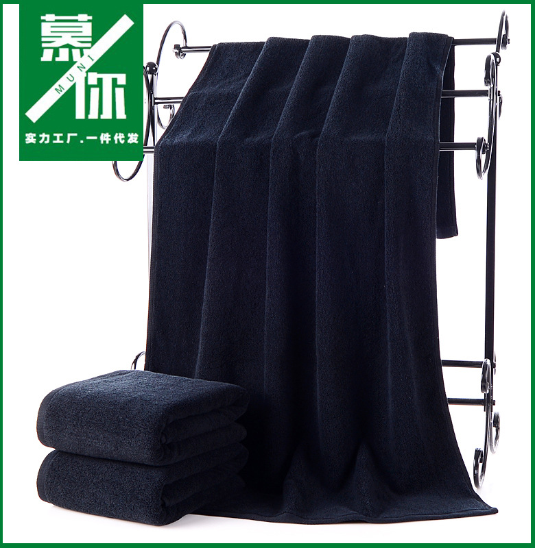 Manufacturers wholesale black towel thic...