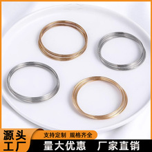 14k镀金钢丝线手镯圈手串手工diy手链饰品配件线圈记忆钢圈批发