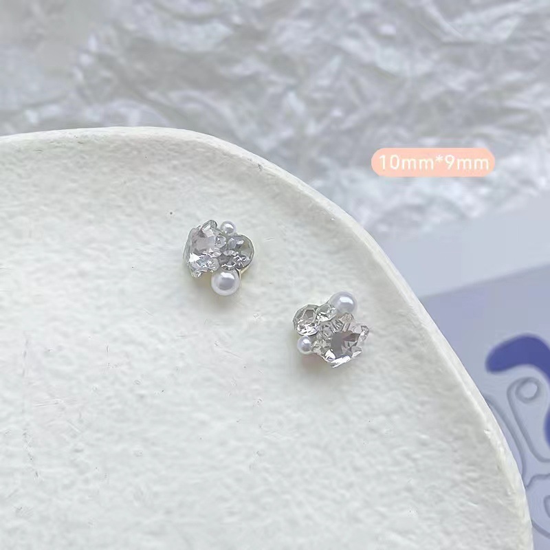 9323 # 화이트 눈송이 드릴 [No.7]