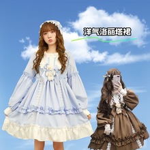 万圣节少女长袖洛丽塔裙可爱萝莉学生lolita裙日系软妹公主连衣裙