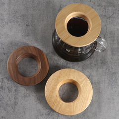 Bamboo holder, wooden holder, walnut holder, suitable for origami filter cup, ceramic filter cup, coffee origami filter cup holder
