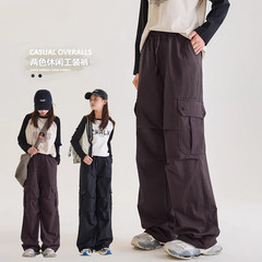 女の子用オーバーオール 春秋モデル 2025年新作 ティーン向けガールズ ワイドパンツ 女の子 中学生 秋服パンツ