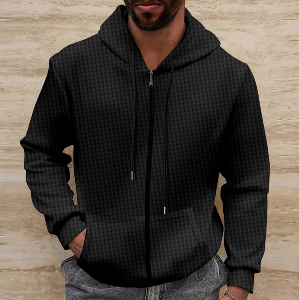 winter solid color long-sleeve with zipper