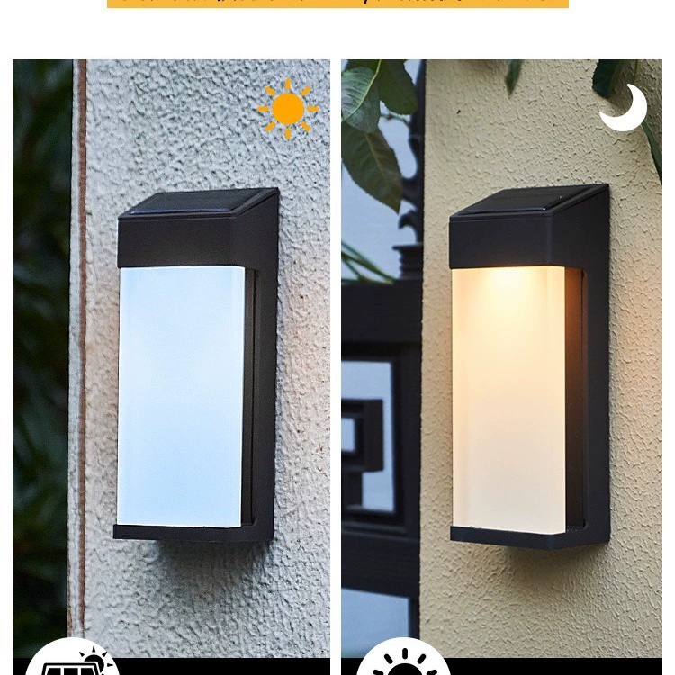 Travel bulb solar-powered for gazebo, wall atmospheric decorations, matte layout, glass sconce