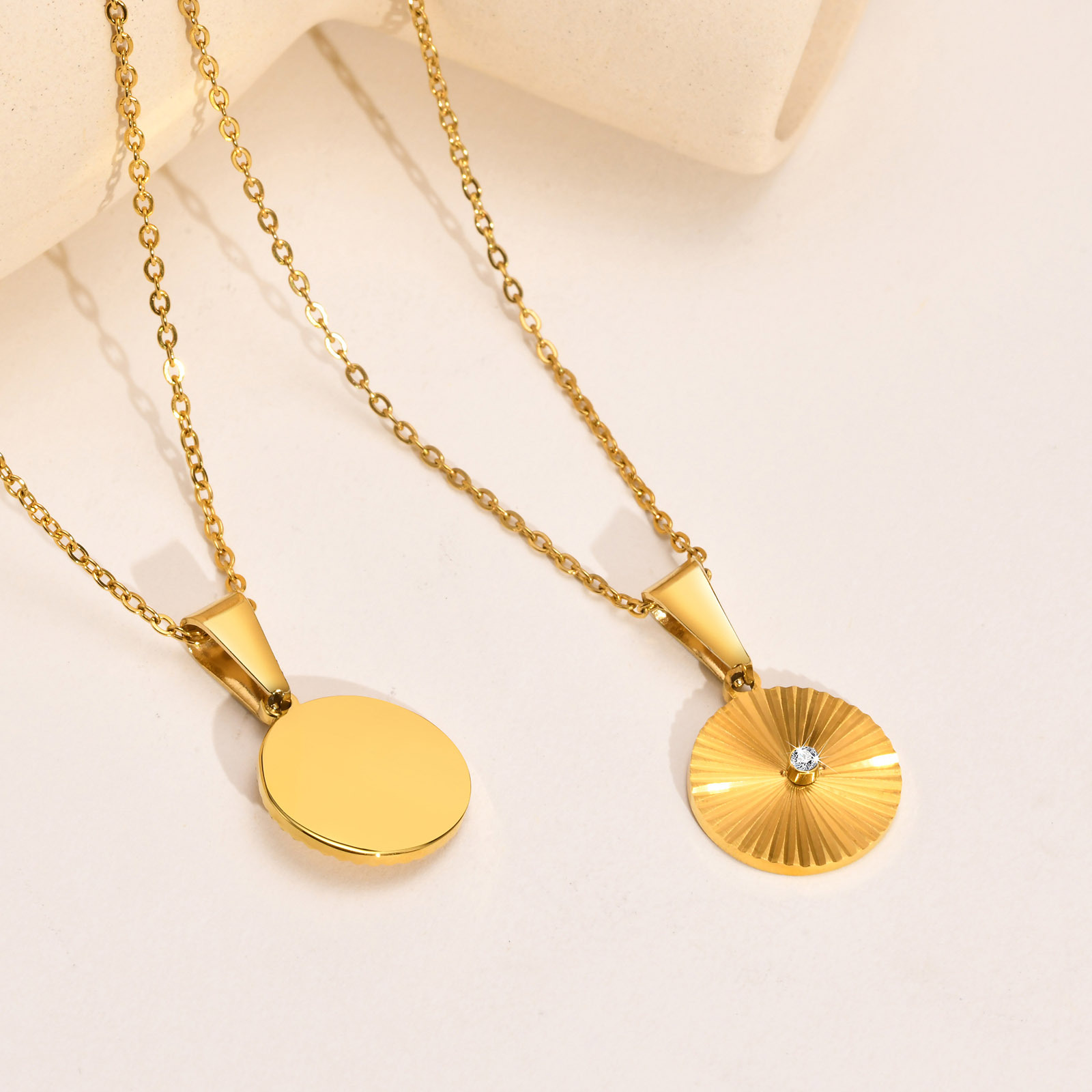 Simple Style Star Stainless Steel Plating Pendant Necklace 1 Piece