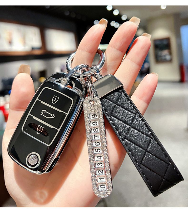 Suitable for Changan Lumin Key Case, Benben E-Star, Yuexiang V7/V3, Nuoyun Corn, Cs15, Eado Dt Key Cover