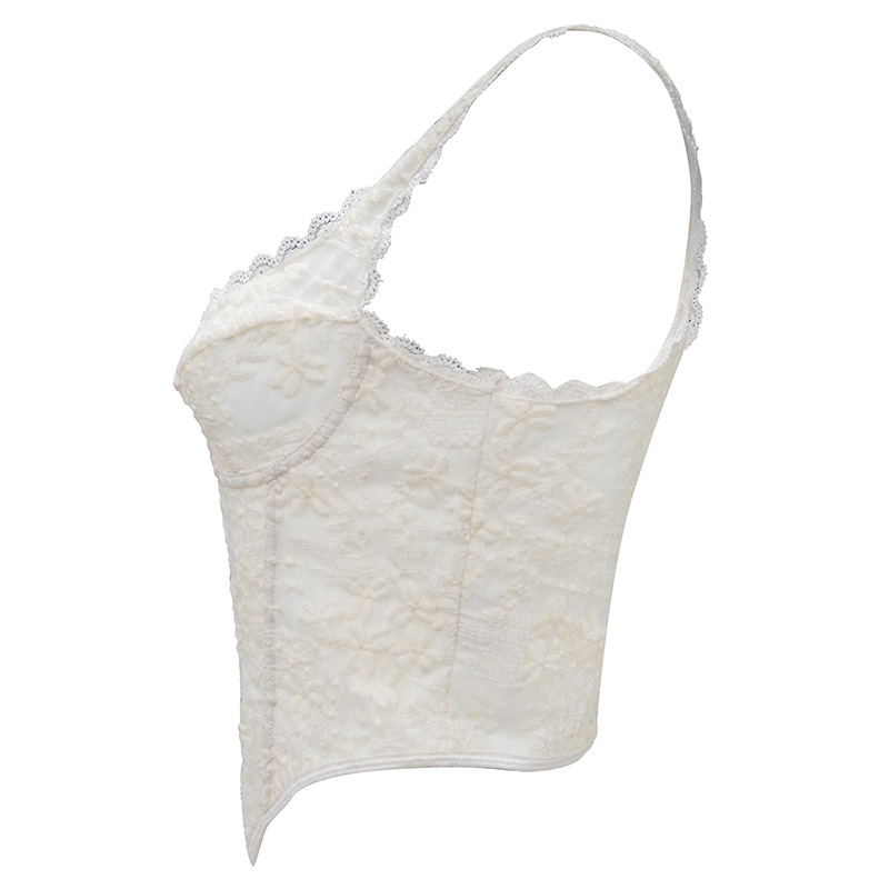 Europa y los Estados Unidos transfronterizos nuevos hot chick puro deseo de viento sexy encaje chaqueta de hueso temperamento sexy corsé