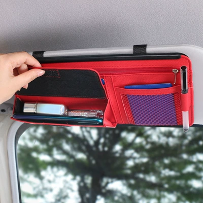 Car Supplies Card Bag – Car Glasses Clip/Bill Clip