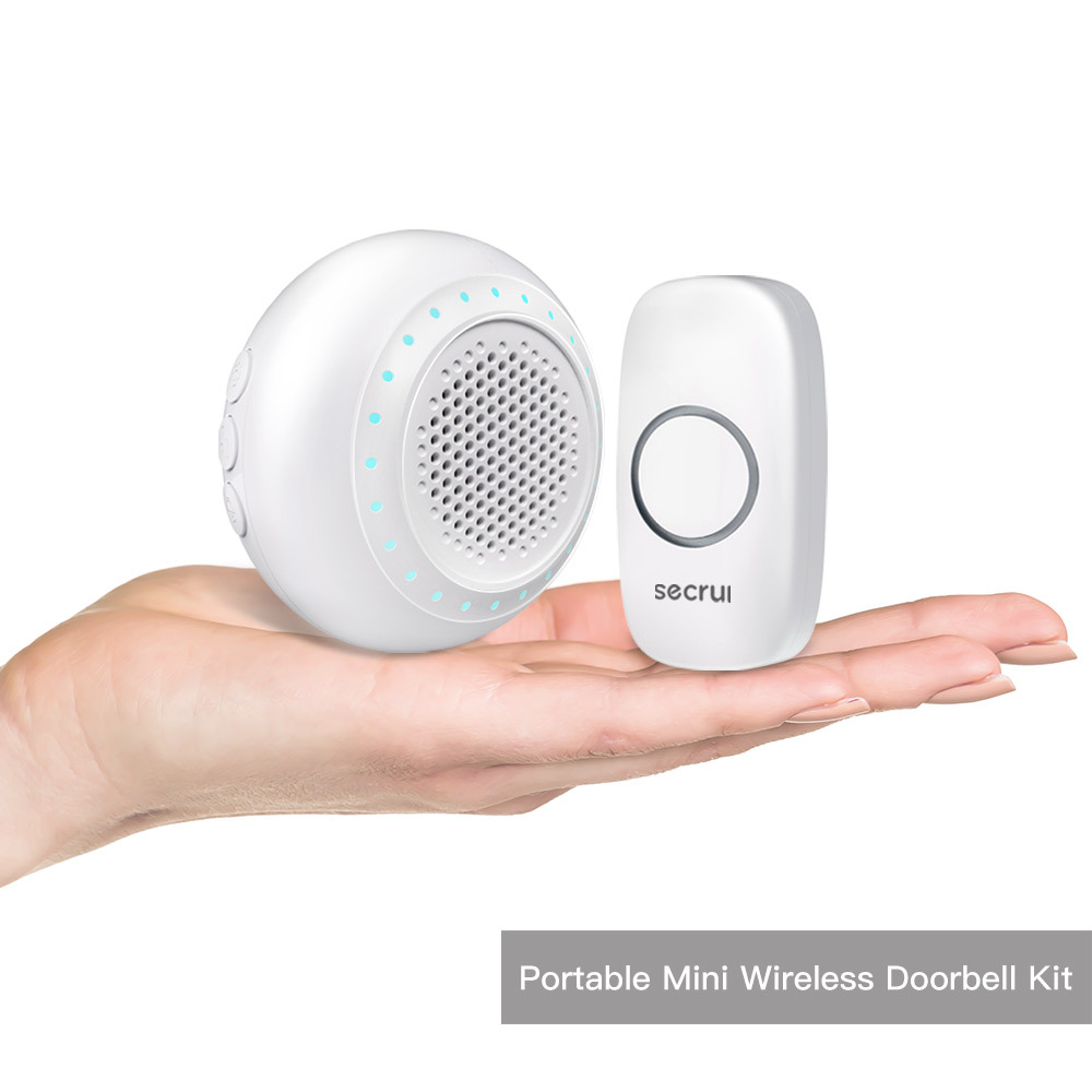 Smart Wireless Doorbell Long Range Waterproof Remote System 1 To 2_voghion.com