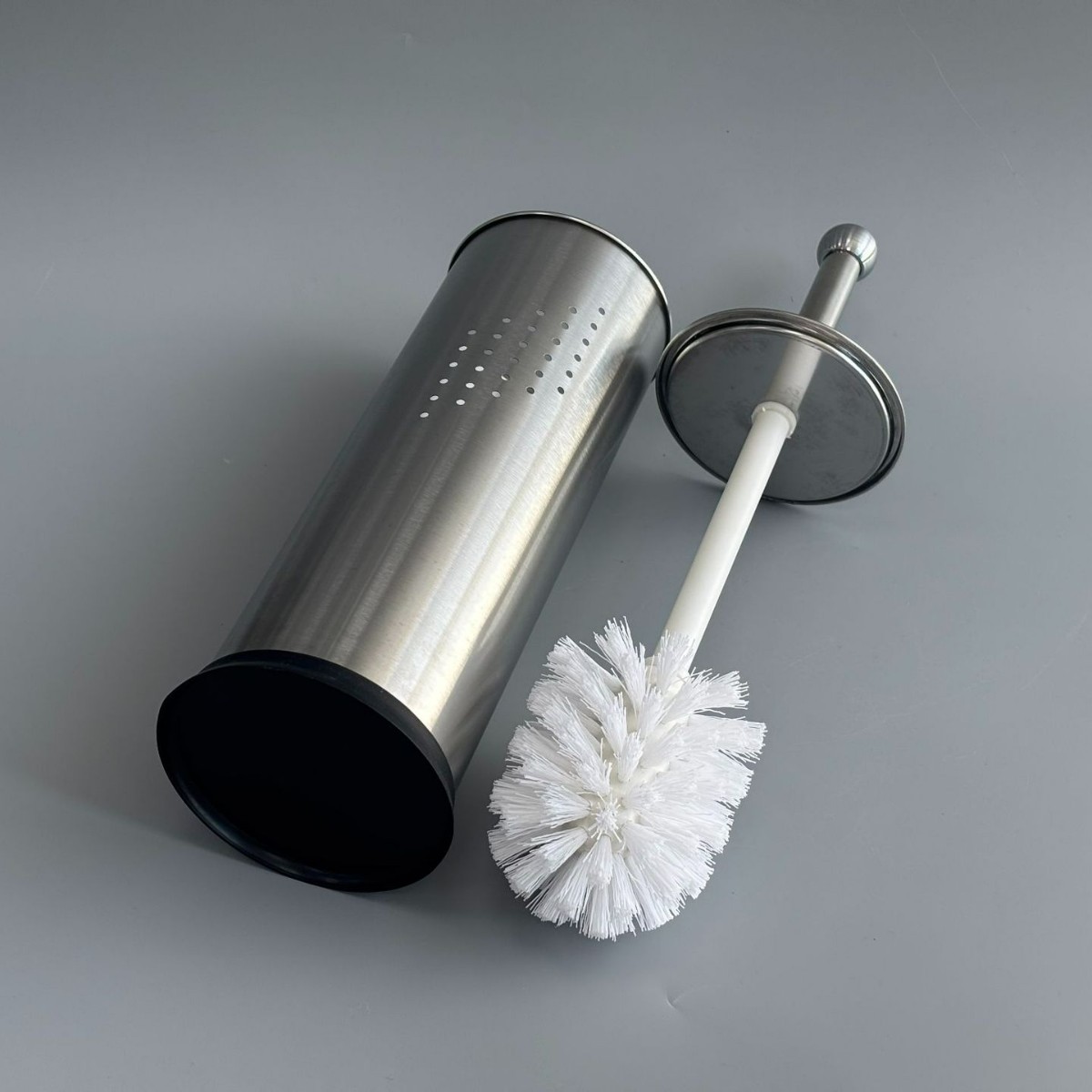 Conjunto de cepillo de inodoro transfronterizo, cepillo de inodoro con base antideslizante sin esquina muerta, suministro directo de fábrica transfronterizo. image 5