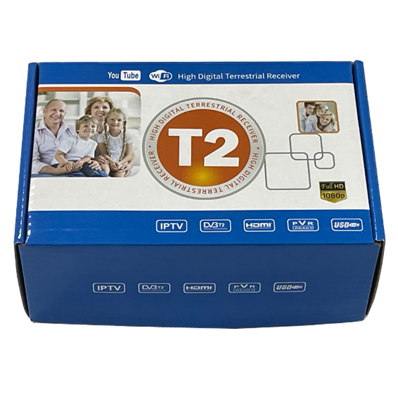 Source Factory Dvb-T2 Indonesia Wifi Digital Tv Terrestrial Wave Set-Top Box Russia Africa Central Asia Hd