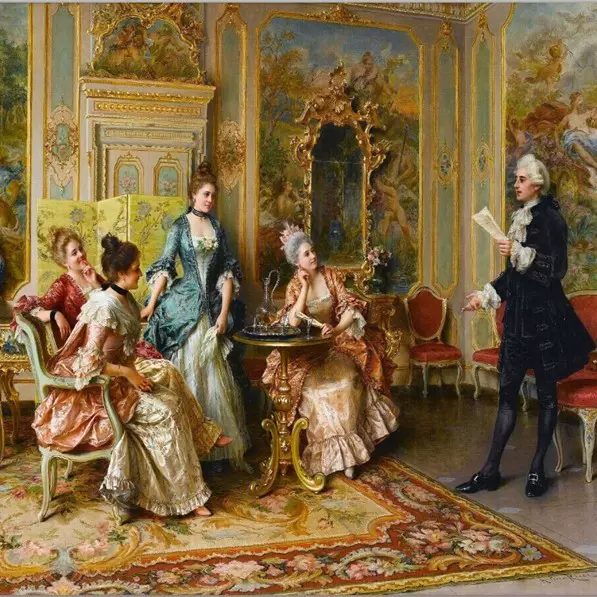 定 制欧式复古油画人物壁纸酒店ktv背景墙纸无缝墙布宫廷贵妇壁画