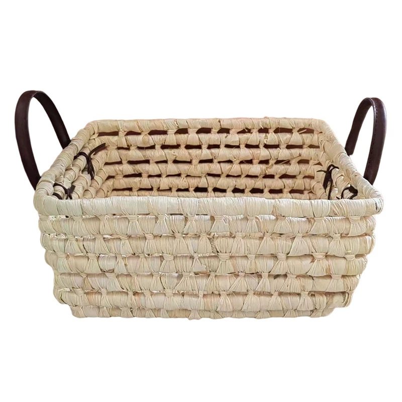 Готовые плетеные корзины из кукурузы, соломенные корзины для хранения, декоративные корзины для дома, детские колыбели из кукурузы оптом от производителя