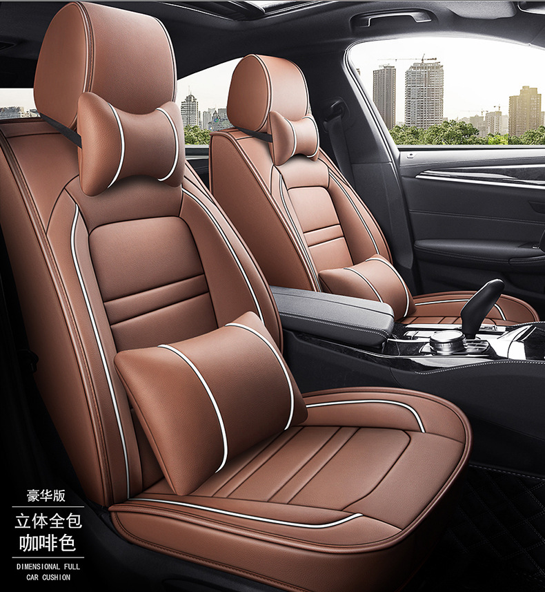 Car cushion four seasons universal seat cover full seat cover full surround seat cushion seat leather source manufacturers wholesale