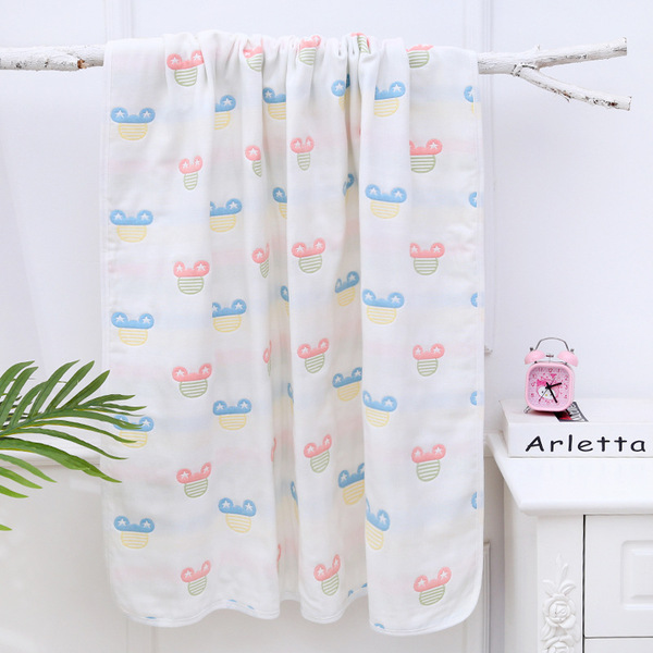Cotton gauze bath towel for new born for baby