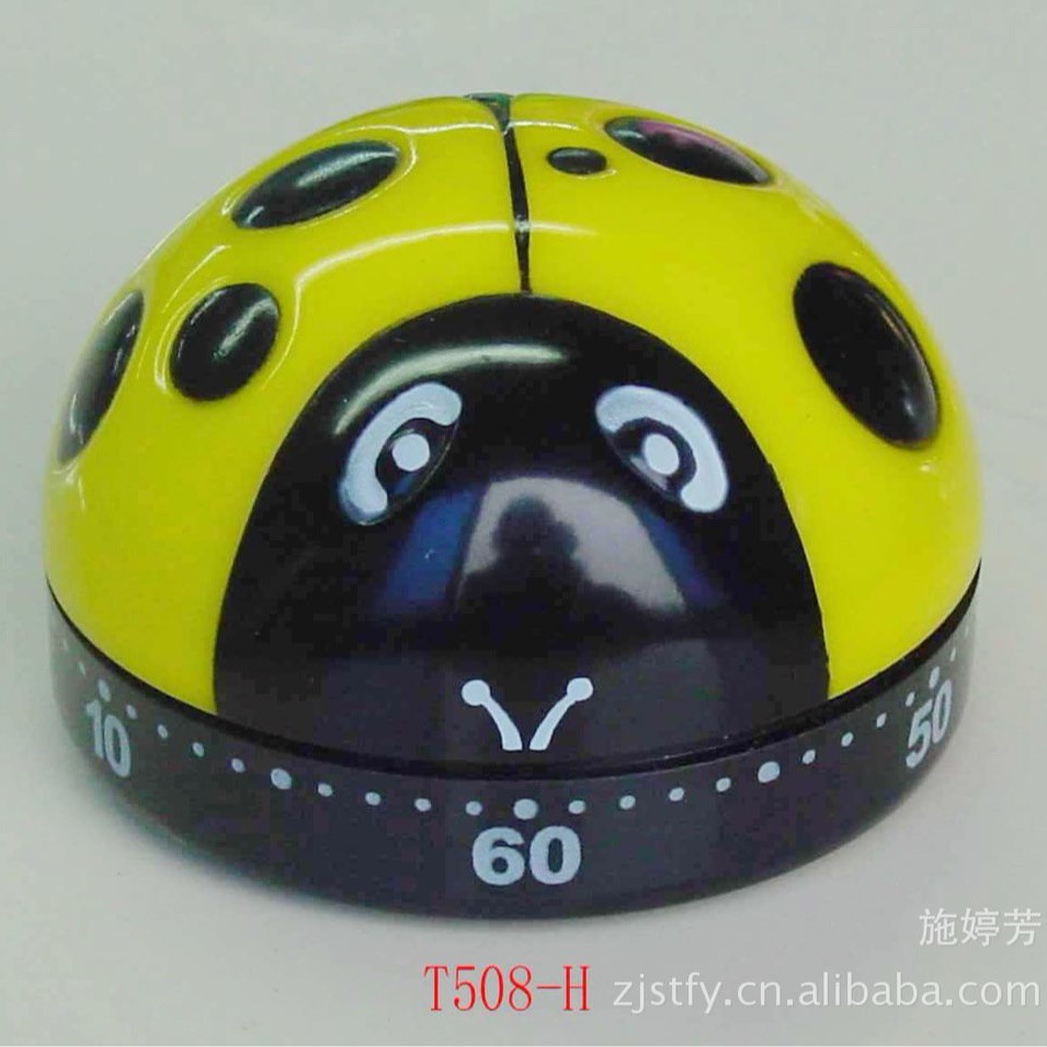 Suministro de cocina temporizador electrónico temporizador escarabajo temporizador caja de color