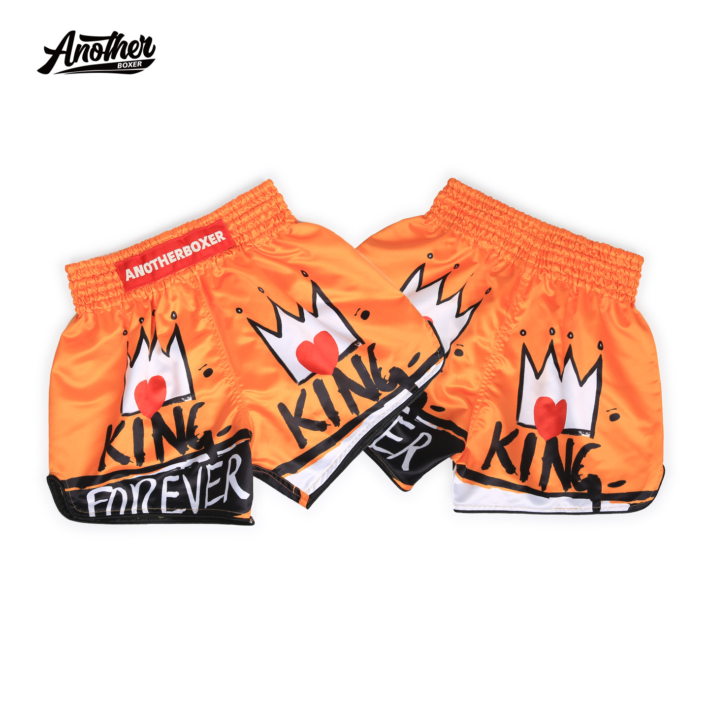 ANOTHERBOXER children's boxing sports shorts, unisex sparring and boxing training shorts, Muay Thai shorts