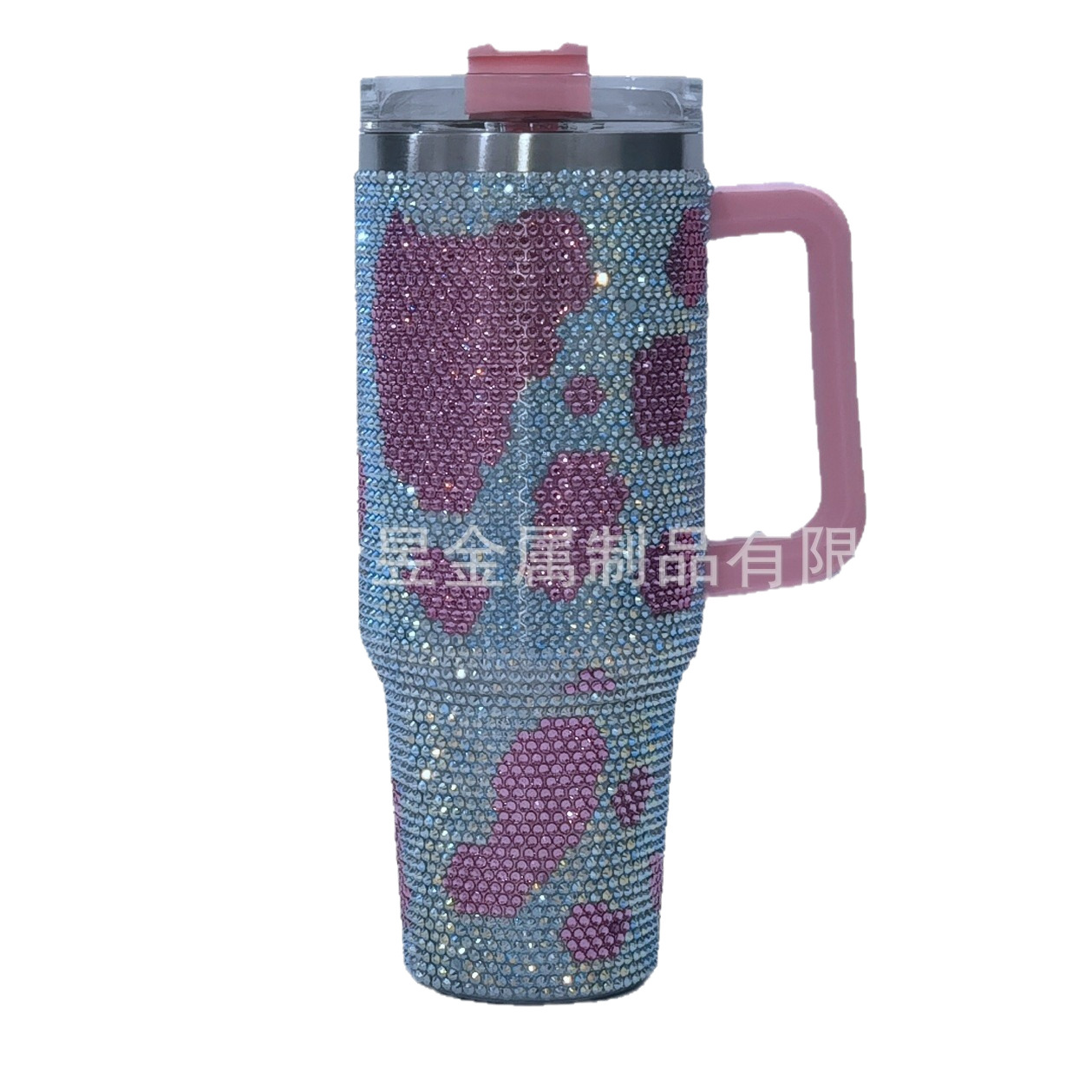 Cruz-frontera dedicado 40oz de acero inoxidable de diamante taza de vacío taza de helado de gran capacidad