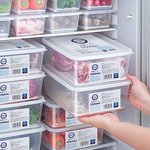 日本冰箱冷冻室抗菌保鲜盒食品级专用双开门冰柜储物整理收纳盒子
