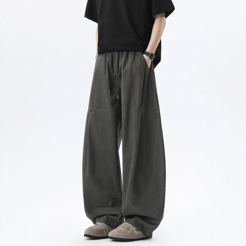 American-Style Celanfit Work Pants for Men, Summer New Trendy Brand, Loose Retro Wide-Leg Versatile Casual Long Pants