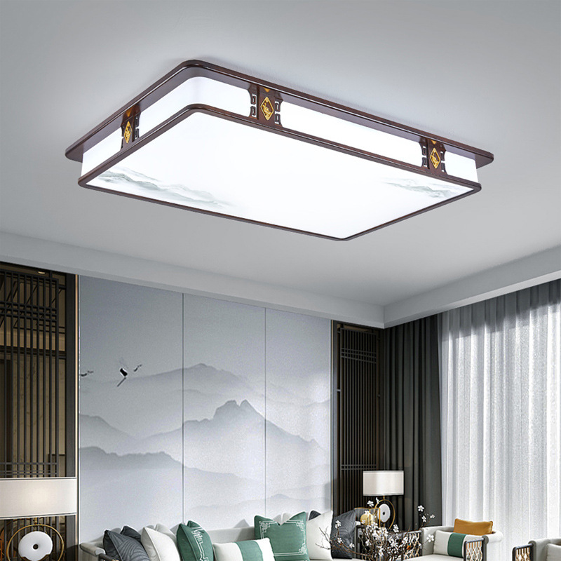 Luz de techo de la sala de estar nueva luz de techo china LED 2026 nuevo dormitorio ultra delgado balcón simple luz de sala de estar 667L