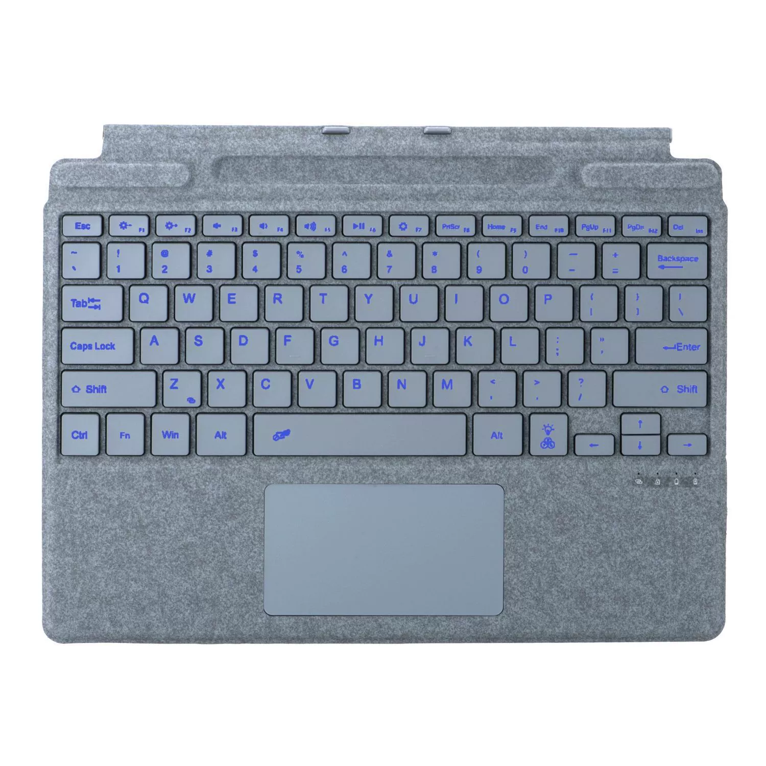 Кейс для Bluetooth клавиатуры (Microsoft) Surface Pro/Go, подсветка, беспроводной, батарея 350 мАч