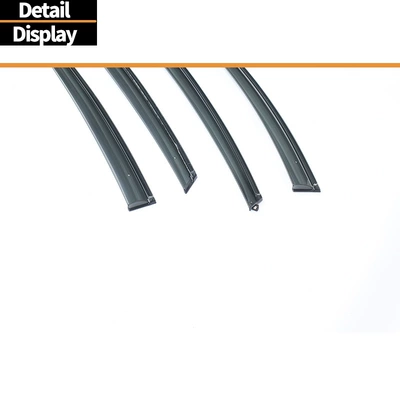 Rain shield window rain shield side