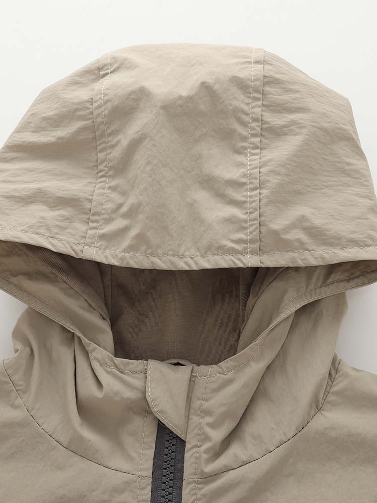 Malwee transfronterizo chaqueta de viento para niños otoño y invierno nuevo estilo europeo y americano chaqueta de cremallera para niños con capuchón marca de tendencia de otoño