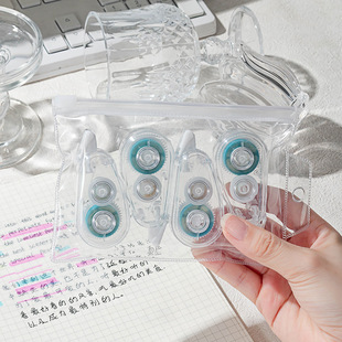 Large Capacity Dot glue student journal dispensing sticker glue pen Journal tape office double-sided adhesive ins style