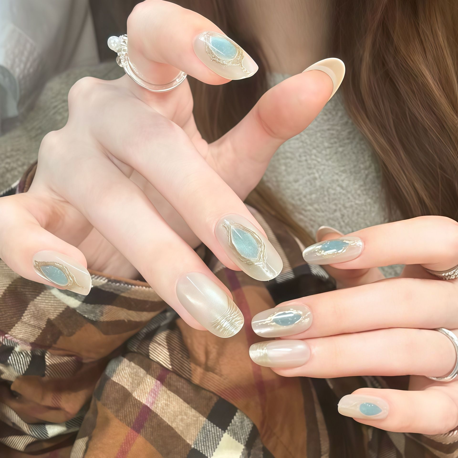 X97海蓝鎏纱