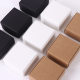 Spot square kraft paper jewelry box mini jewelry earrings aircraft box handmade soap packaging box custom